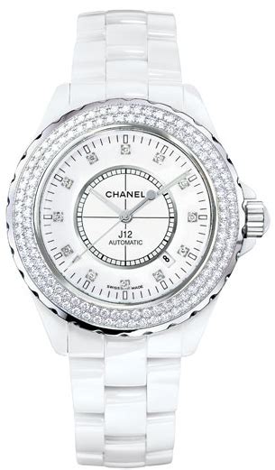 chanel j12 automatic white diamonds ref h2013|authentic Chanel j12 watch.